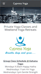 Mobile Screenshot of cypressyoga.com